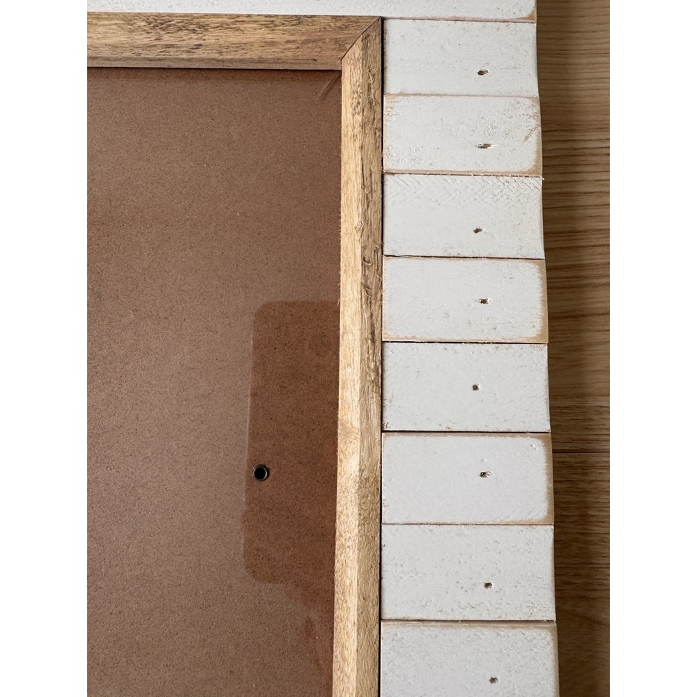 Rustic Whitewashed Wood 12x14OD Picture Frame Farmhouse Coastal Wall Tabletop - Picture 10 of 16